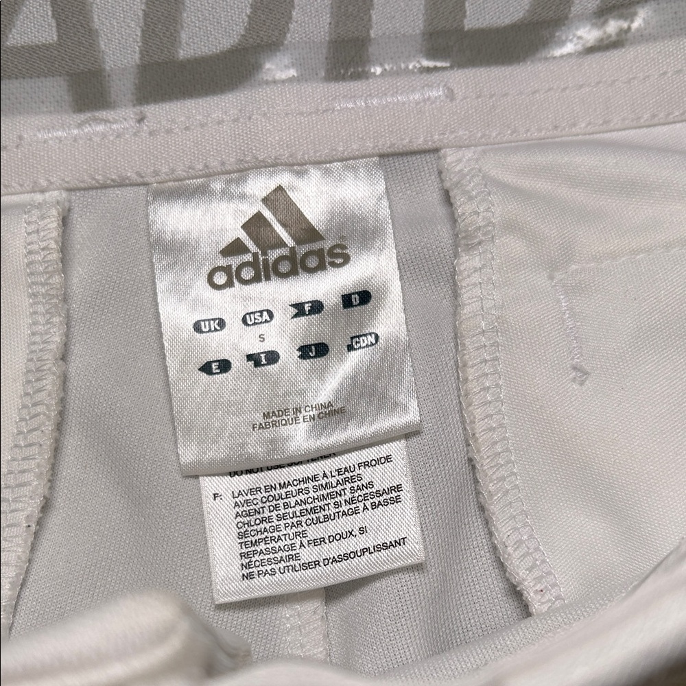 Adidas Kids White Casual Bottoms - Picture 2 of 7